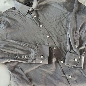 Nordstrom Mens Shop Traditional Fit Dress Shirt Sz. 15.5 34/35